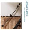 RTY-BY Indoor/Outdoor Stair Handrail Wall Bracket Kit, 1 m–6 m (Size: 80 cm) view 4