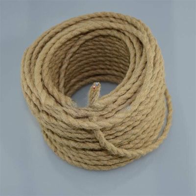 Pangyoo PYouo Vintage Twisted Copper Electrical Wire, 2 × 0.75 mm, 1 m