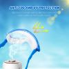 KAILIMENG Kids Swimming Goggles, Clear Wide View, Leakproof, Anti-Fog, UV Protection, with Nose Clips and Earplugs, Red/Blue view 4