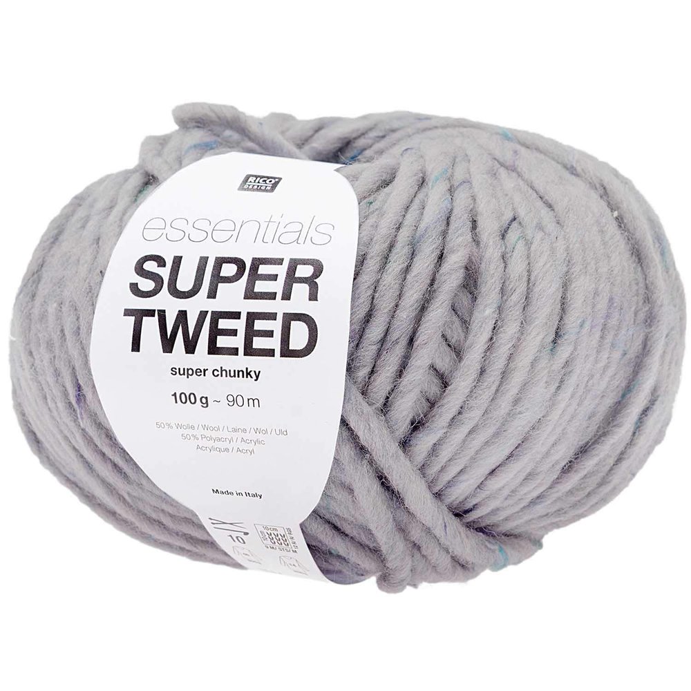 Essentials Super Tweed Super Chunky Yarn (003 Lilac), 100 g