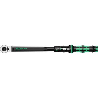 Wera 05075626001 Click-Torque C 3 Push R/L Adjustable Torque Wrench, 1/2", 40–200 Nm