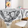 Morbuy Washable Easter Tablecloth, Waterproof Polyester, Rectangle, Egg Nest, 140 x 200 cm view 2