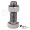 OPIOL QUALITY M10 x 80 Hex Screws with M10 Hex Nuts, Stainless Steel A2/V2A, DIN 933/934 view 4