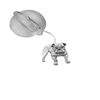PPD19 Bulldog Tea Strainer in English Pewter with Stainless Steel Tea Ball view 1