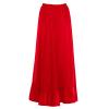 Women’s Long Red Ruffle Skirt, Adult S–XXL view 1