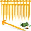 xianzhanEU Screw-In Camping Tent Stakes, 20 cm, 20-Pack view 1