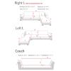 CENPENYA Jacquard Sofa Cover, Non-Slip Protective Cover, Coffee, 90 x 70 cm/35 x 27 in view 2