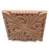 DUO ER Natural Wood Square Flower Appliqué, 12 cm view 4
