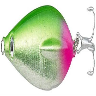 Sabiki Kinetic Smlfen Jig, 20–80 g, Lead-Free, Unpredictable Swimming Action (Green/Silver Flash, 45 g)