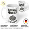 True Statements: I Hate People, Stones Are Okay Coffee Mug view 3