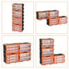 MONZANA Small Parts Organizer Set, Expandable, 72 Compartments view 2