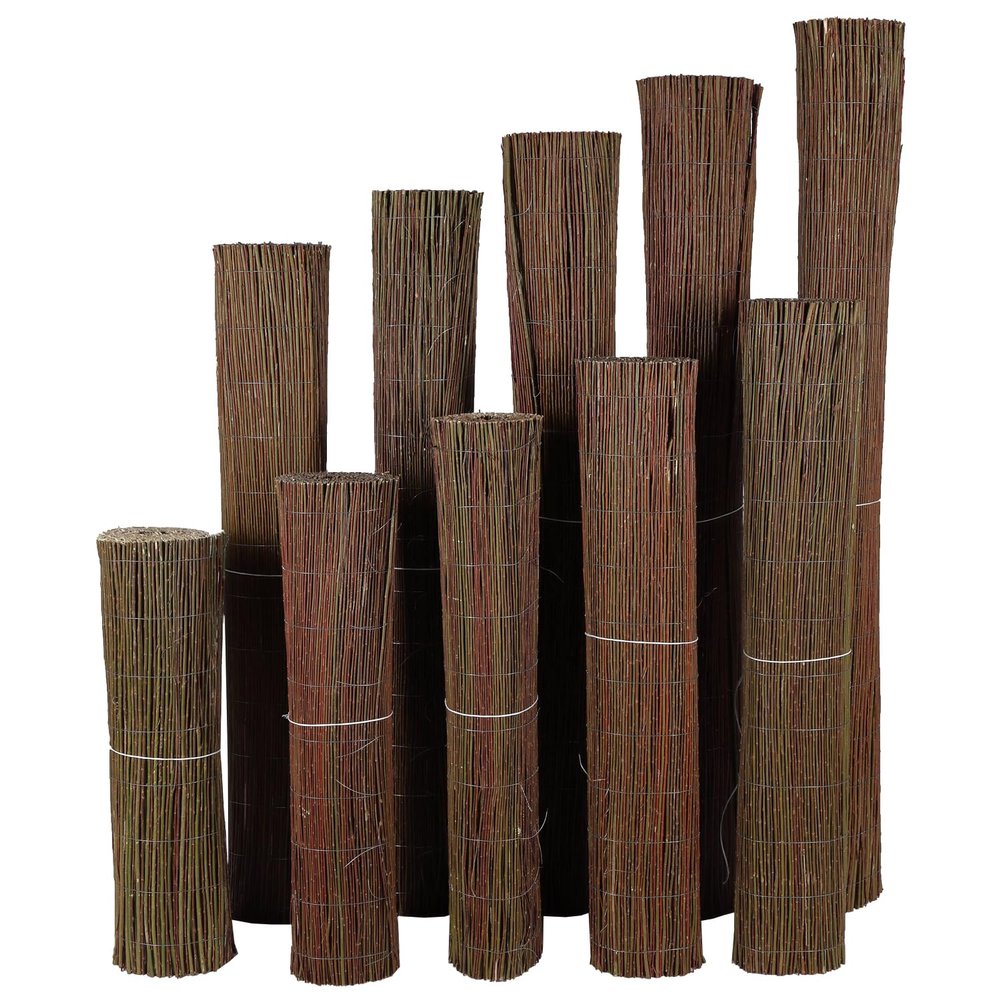 H4L Willow Privacy Screen Fence, Windbreak, 150 cm x 3 m