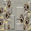 Custom-Size Luxury 3D Tulip Floral Wallpaper, Embossed Look, Nonwoven view 3