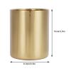 Atyhao Stainless Steel Pencil Cup Desk Organizer, Gold view 3