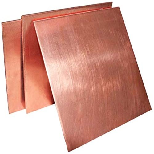 4PCS T2 Conductive Copper Plates, 0.8 x 100 x 100 mm, Pure Red Copper Sheets