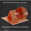 4PCS T2 Conductive Copper Plates, 0.8 x 100 x 100 mm, Pure Red Copper Sheets view 3