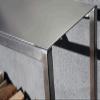 Stainless Steel Firewood Rack Bench, V2A, Rust-Resistant, Handmade in Germany view 1