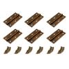 Cabinet Hinges, 6-Pack, Addlike, 5.1 cm, Bronze view 1