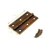 Cabinet Hinges, 6-Pack, Addlike, 5.1 cm, Bronze view 3