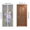 85 x 245 cm Magnetic Screen Door, Insect Protection for Balcony, Basement and Patio Doors, Easy Adhesive Installation Without Drilling view 2