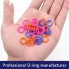 JINchao 30-Piece Multicolor Silicone Rubber O-Ring Set, OD 20 mm, Thickness 2.4 mm view 2