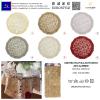 EUROSTYLE Alphiere Table Runner Set, Cut-Out Lace Macramé Polyester, Round, Light Beige view 2