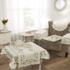 Emma Barclay Embroidered Spring Table Runner, Cream, 40 x 91 cm, 100% Polyester view 1