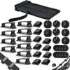 MiuCo Desk Cable Management Kit, 100 Pieces view 1