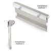 OBdeco Dual Roller Blind, No-Drill Clamp, 65 x 150 cm, Linen view 4