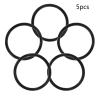 Pangocho Jinchao O-Ring Sealing Gaskets, 5-Pack, Black Rubber, OD 120 mm, 3.5 mm Thick view 2