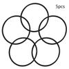 Pangocho Jinchao O-Ring Sealing Gaskets, 5-Pack, Black Rubber, OD 120 mm, 3.5 mm Thick view 3