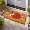 Garden Mile Doormat, Natural Look, Non-Slip PVC Backing, Indoor/Outdoor, Colorful, Durable (Fox Hollow) view 1