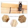 Jolan Bamboo Reed Blinds, Natural Roman Shades, 20 x 35 in view 2