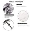 APOE Patio Cover for Garden Furniture Table and Chairs, Waterproof, Windproof, UV-Resistant, Silver, 230 × 165 × 80 cm view 3