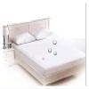 Waterproof Fitted Sheet, White, 99 x 190 + 36 cm view 1