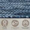 TT Home Outdoor Rug, Weather-Resistant, Solid Blue, 240 x 340 cm view 4