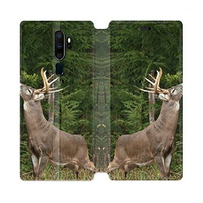 Leather Protective Case for Oppo A9 (2020), Deer