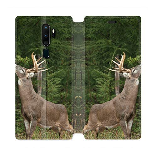 Leather Protective Case for Oppo A9 (2020), Deer