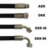 Hydraulic Hose 5,800 mm 1SN DN13, G 1/2 in, DKR-DKR, 160 bar view 2