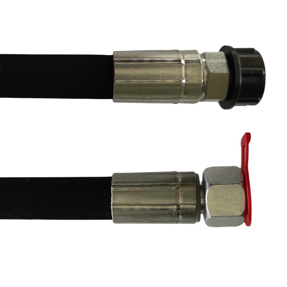 Hydraulic Hose 5600 mm 2SN DN13, G 1/2 in Thread, DKR–AGR, 275 bar