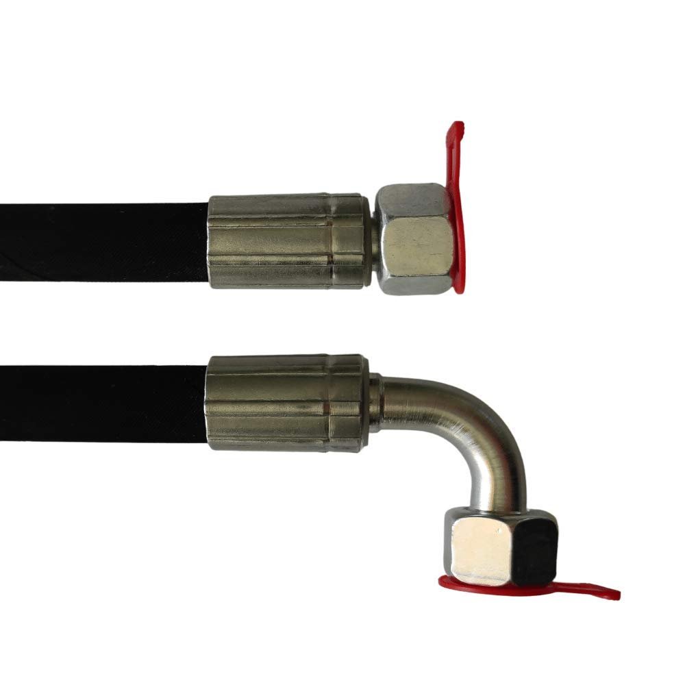 Hydraulic Hose 9,200 mm 1SN DN13, G 1/2 in, DKR–DKR90, 160 bar