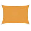 BEDSETS Rectangular Shade Sail, Breathable HDPE UV Protection for Outdoor Garden Use with Ropes and Mounting Kit, Mango Yellow (2 x 1.8 m) view 1