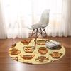 Sticker Superb 3D Bohemian Moroccan Floral Non-Slip Bathroom Rug, Microfiber Bath Mat, Beige, 60 x 60 cm view 2