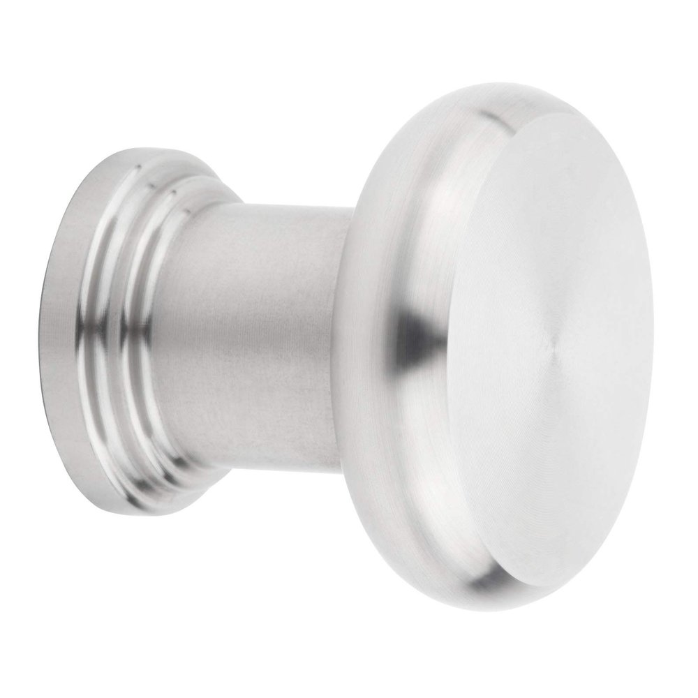 SOTECH LANCASTER Cabinet Knob, 25 mm Diameter, 22 mm Height, Brushed Stainless Steel