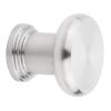 SOTECH LANCASTER Cabinet Knob, 25 mm Diameter, 22 mm Height, Brushed Stainless Steel view 1