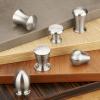 SOTECH LANCASTER Cabinet Knob, 25 mm Diameter, 22 mm Height, Brushed Stainless Steel view 4