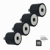 DOJA Air Conditioner Rubber Mounts M8, Female Thread, 25 x 20 mm, Pack of 4 view 3
