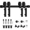 GIFSIN 12 ft/366 cm Sliding Door Hardware Kit for Double Doors view 3