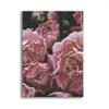 OYFFL Pink Flowers Painting Nordic Home Decor Canvas Wall Art, 20 x 30 cm, Unframed, 6 view 1