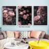 OYFFL Pink Flowers Painting Nordic Home Decor Canvas Wall Art, 20 x 30 cm, Unframed, 6 view 3